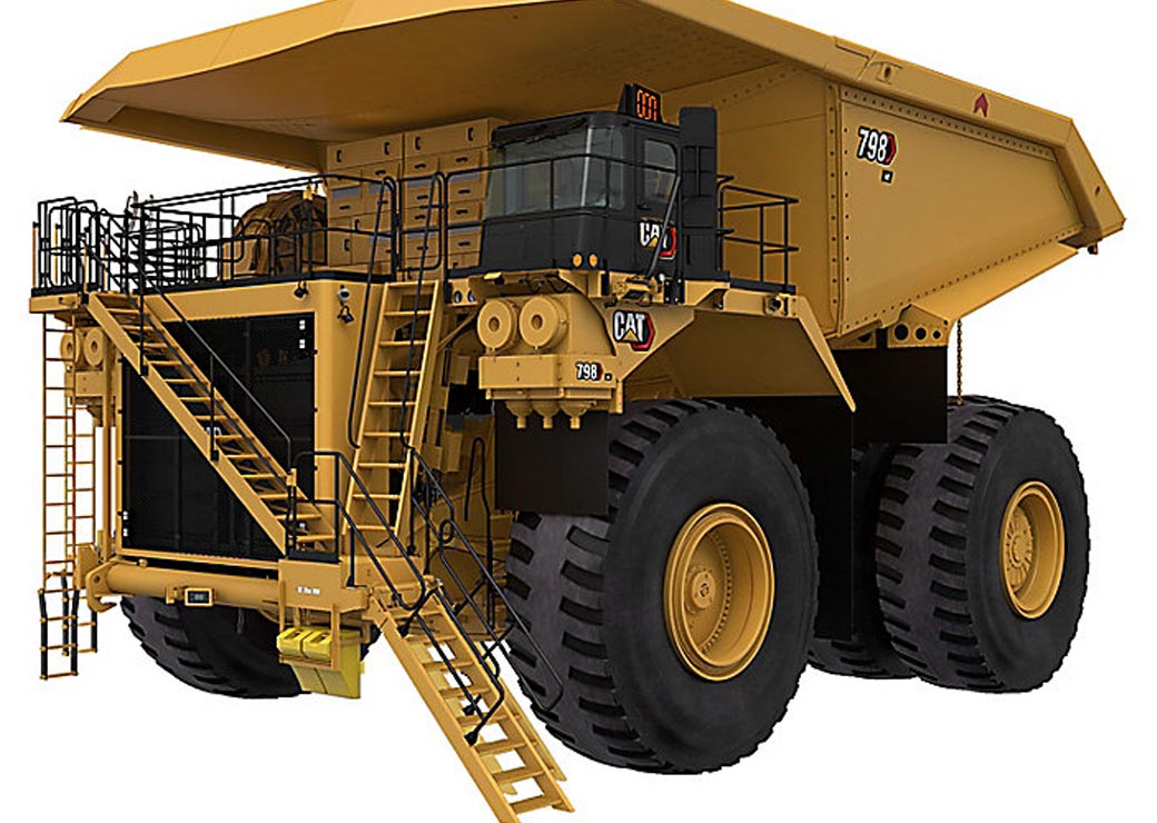 کامیون معدن Caterpillar 798 AC