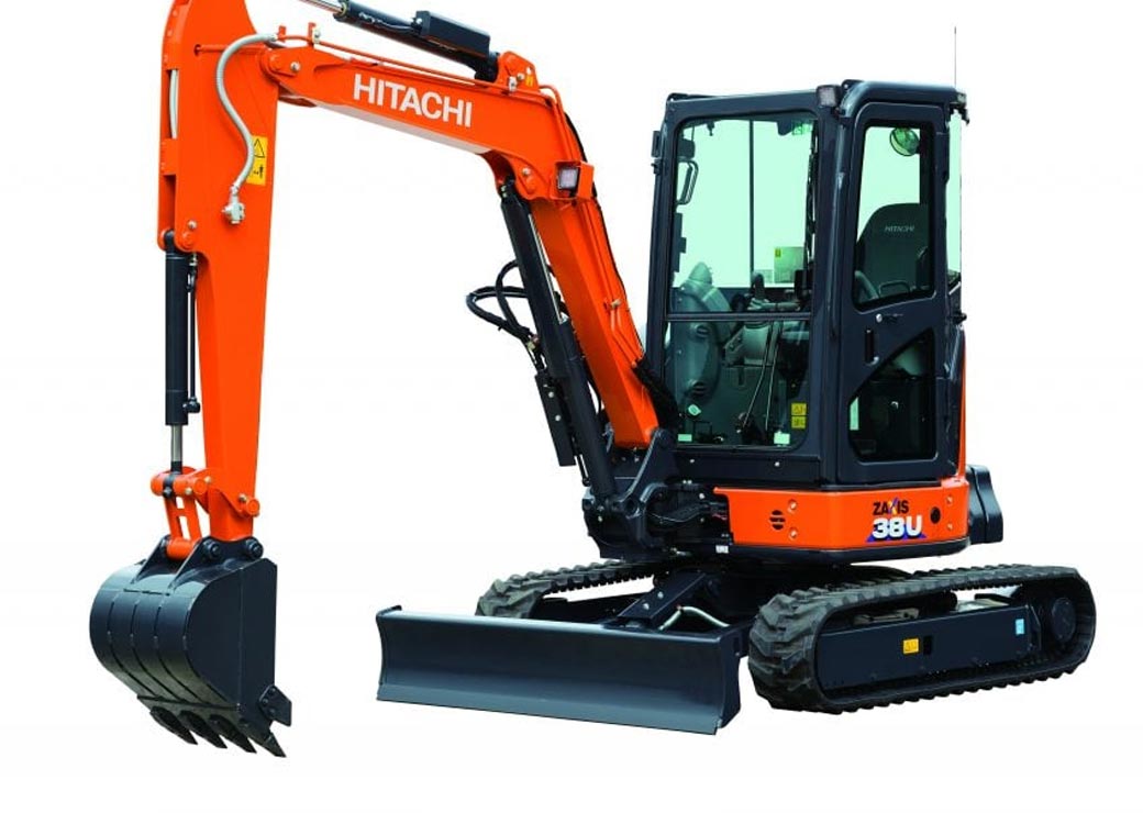 مینی بیل هیتاچی ZX38U
