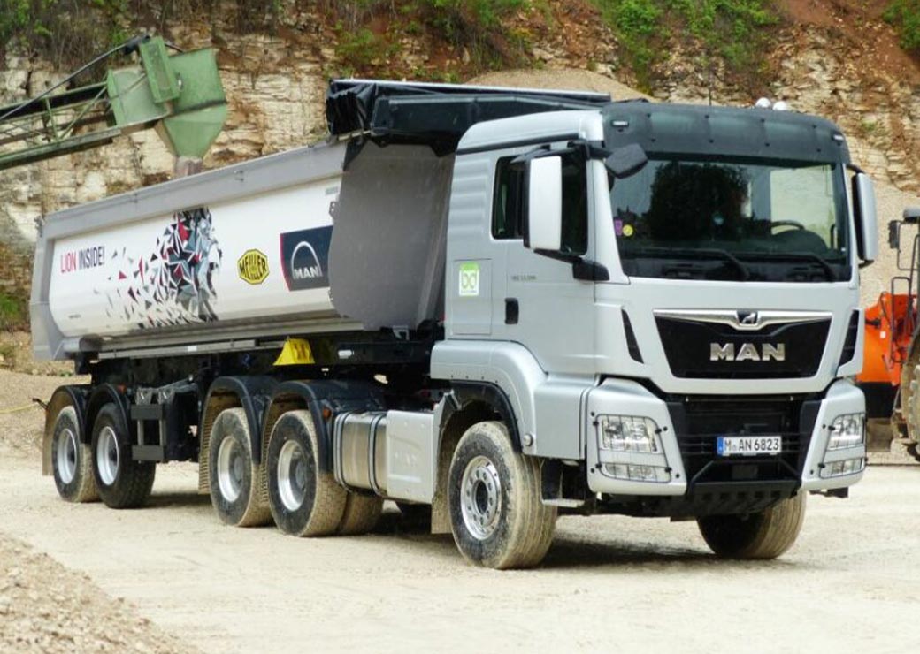 کامیون کمپرسی MAN TGX 33.500