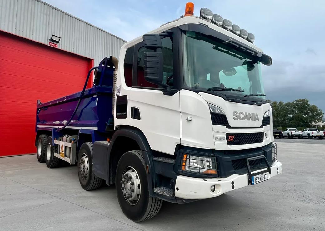 کامیون کمپرسی Scania P 410 XT 8x4