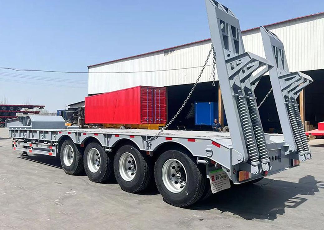 تریلر کفی کشویی Nicolas Extendable Lowbed