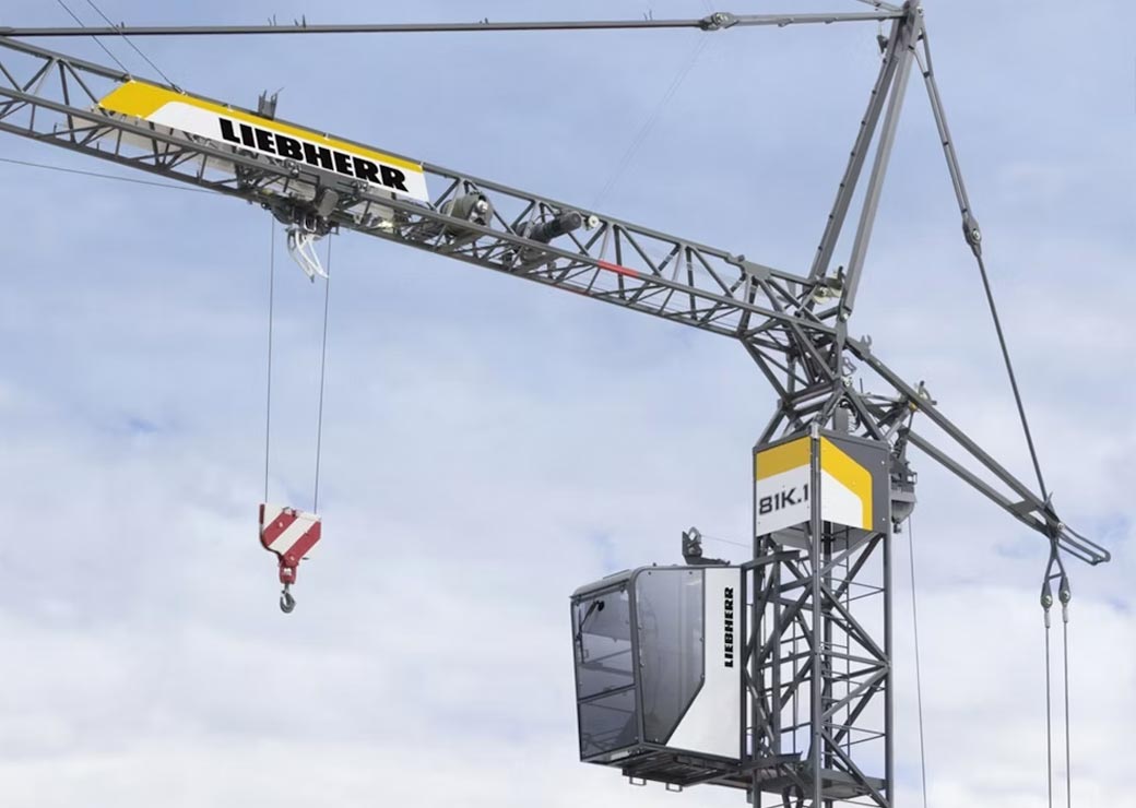 تاور کرین Liebherr 81 K.1 (Luffing Jib)