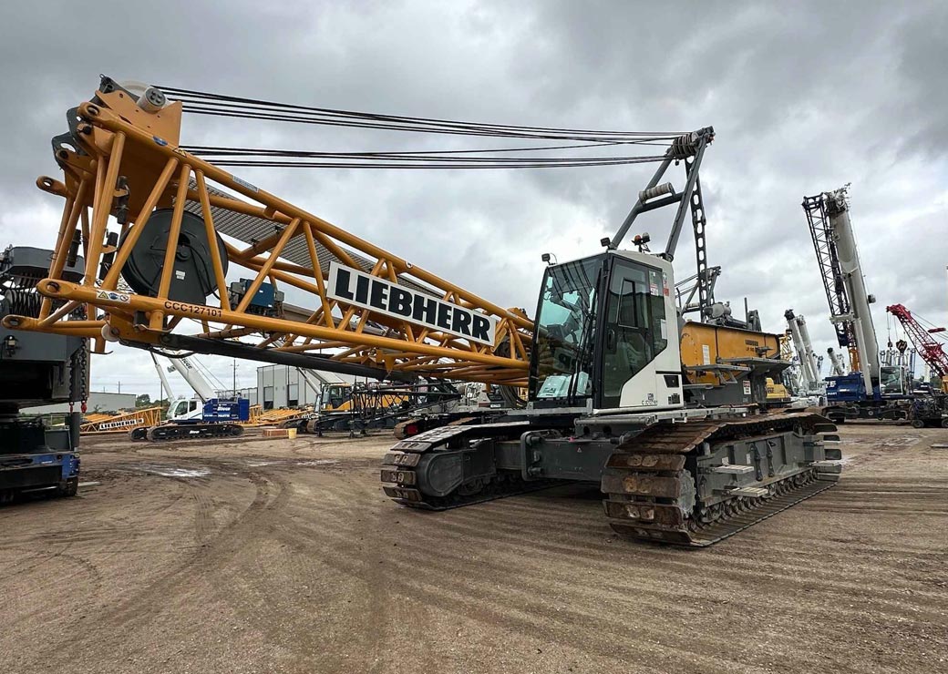 جرثقیل خزنده Liebherr LR 1100