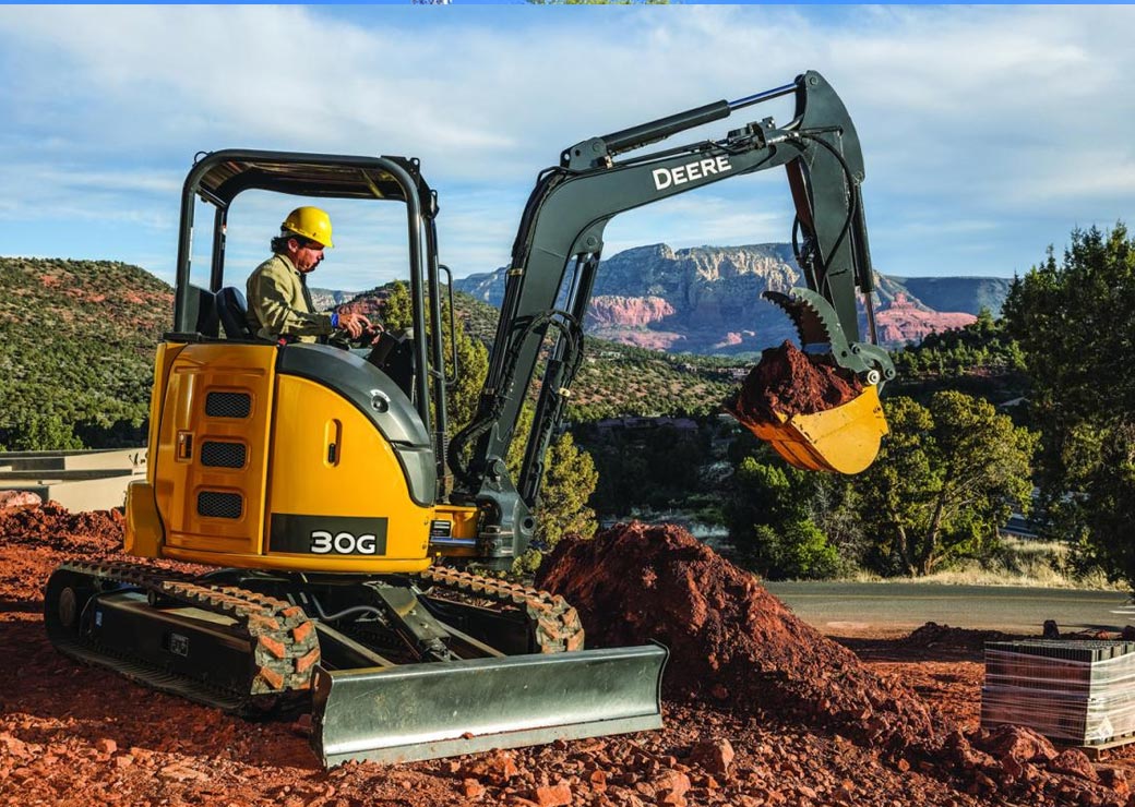 مینی بیل John Deere 30G