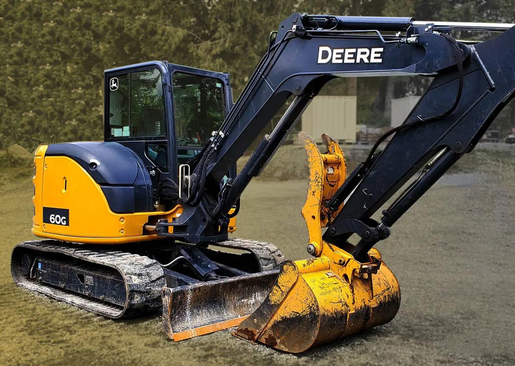 مینی بیل John Deere 60G
