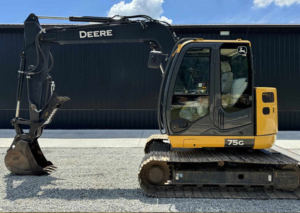 مینی بیل John Deere 75G