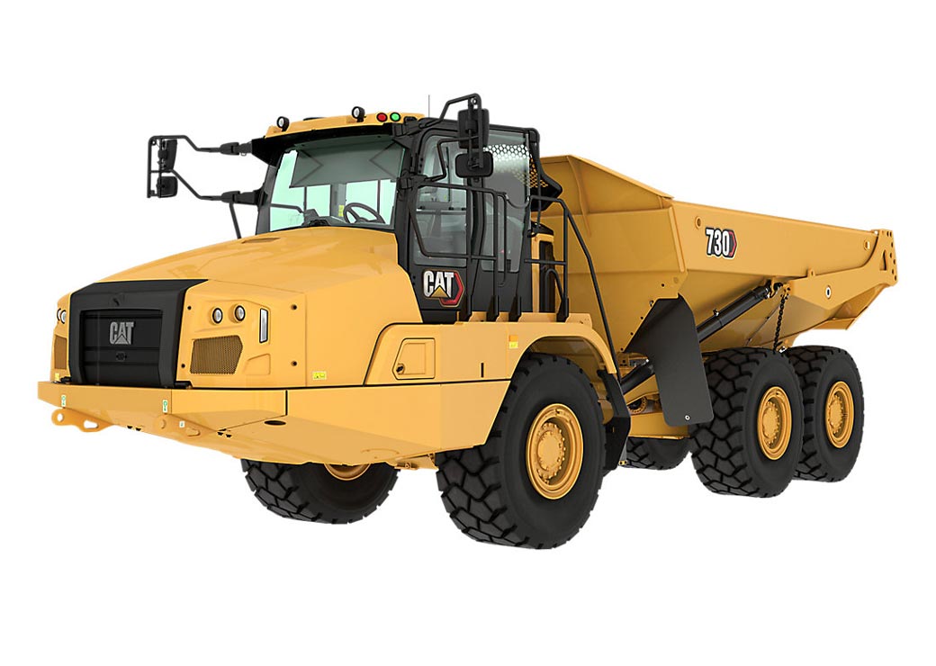 دامپ تراک کمرشکن Caterpillar 730